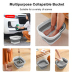 Leemeimei portable foot soaking tub with handle extended
