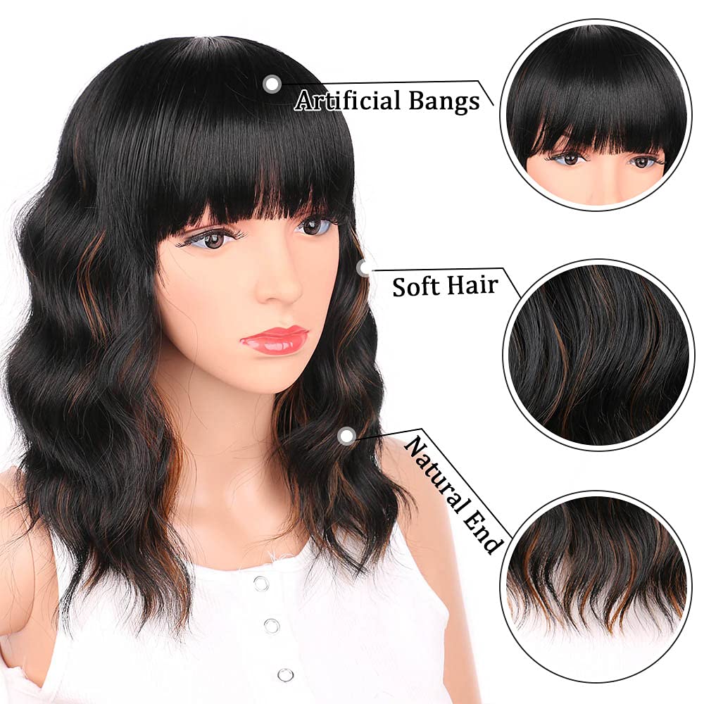 Model lifestyle depiction highlighting the realistic hairline appearance and comfortable drape of the Ucubb bob wig