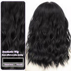 Close up view of the ultra thin T lace hairline on the AISI HAIR natural black wig