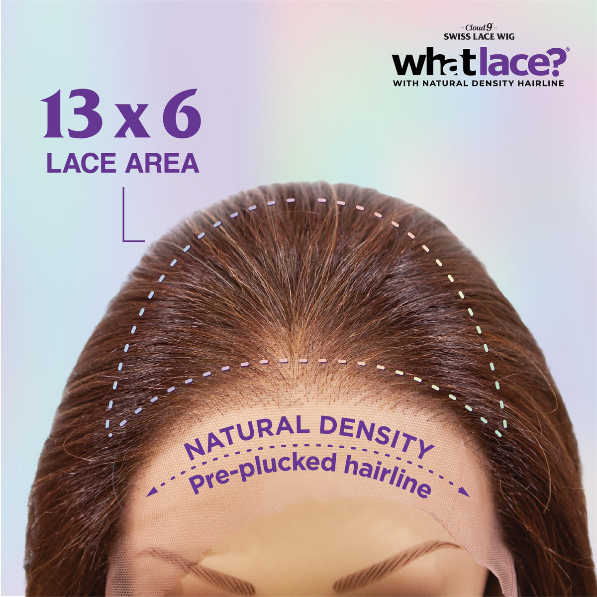 Sensationnel Cloud 9 What Lace 13x6 Swiss lace frontal close up view