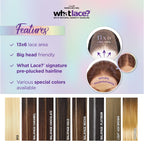 Sensationnel synthetic wig packaging showing style details for Glenna
