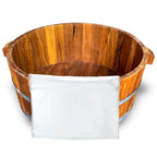 Professional salon setup using disposable foot tub liners