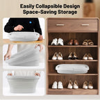 Collapsed folding foot spa bucket for storage