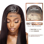Side profile of Sensationnel bare lace unit 4 flowing waves