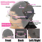 Texture view of fluffy and soft deep wave curls natural black color