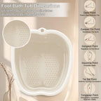 Top view of large capacity foot bath bucket for pedicure