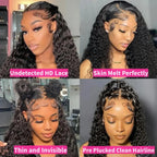 Unprocessed Brazilian virgin hair wig being styled carefully with wide tooth comb