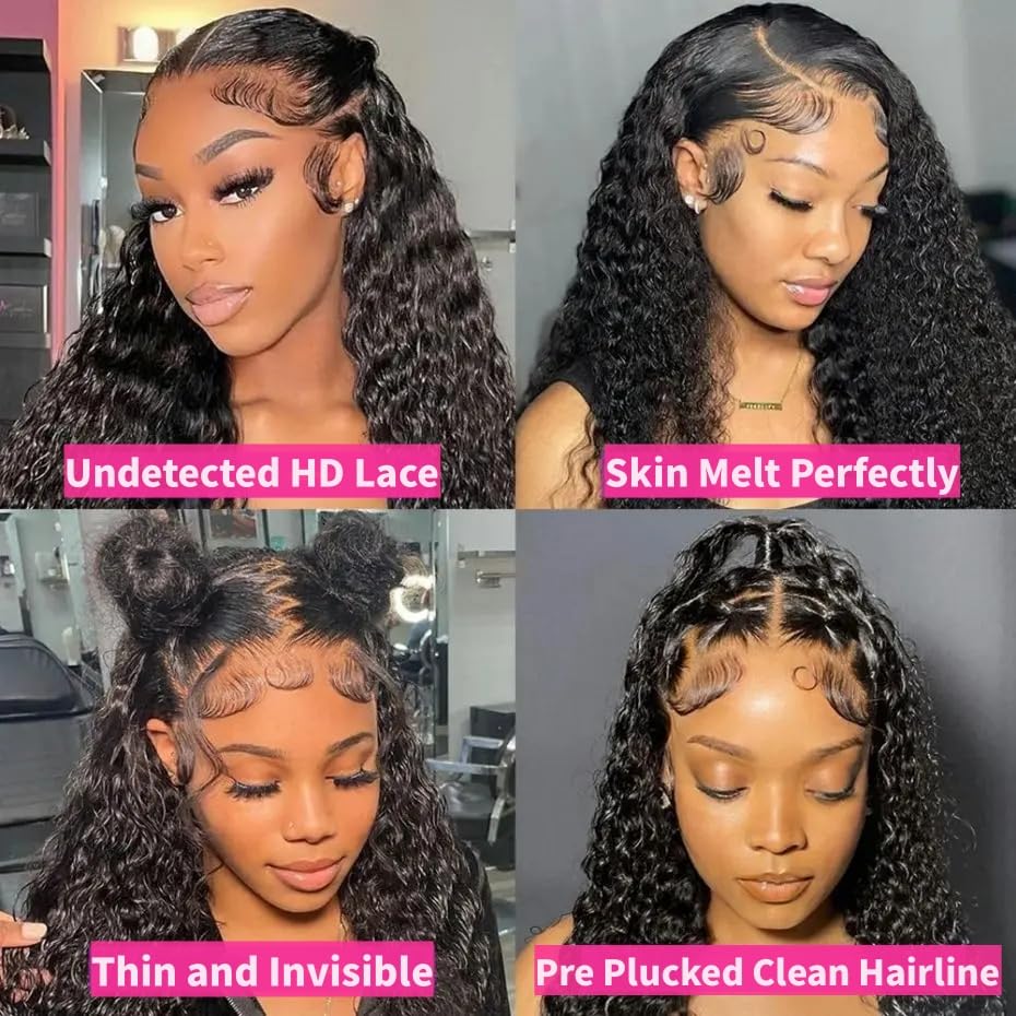 Unprocessed Brazilian virgin hair wig being styled carefully with wide tooth comb