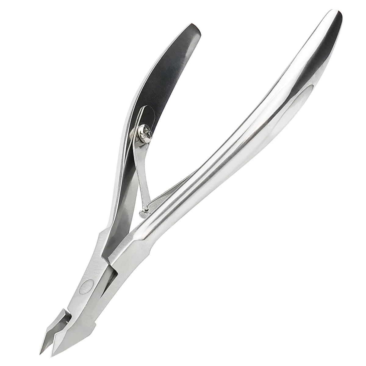 LePinko cuticle trimmer held in hand for scale