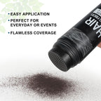 Keratin hair concealment powder showing the precision spray pump nozzle attachment