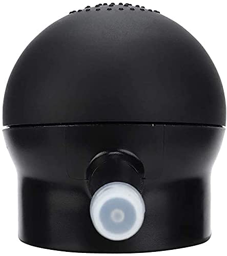 Ergonomic hair fiber atomizer nozzle for natural looking hair density