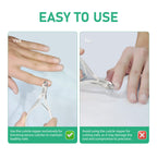 Professional nail care set featuring Green Estetica cuticle nipper