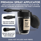 Hair Illusion hair fiber pump tool showing the removable flat tip detached