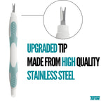 Detailed view of Trim cuticle trimmer precision V-tip