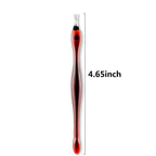 Ergonomic cuticle pusher for professional nail care