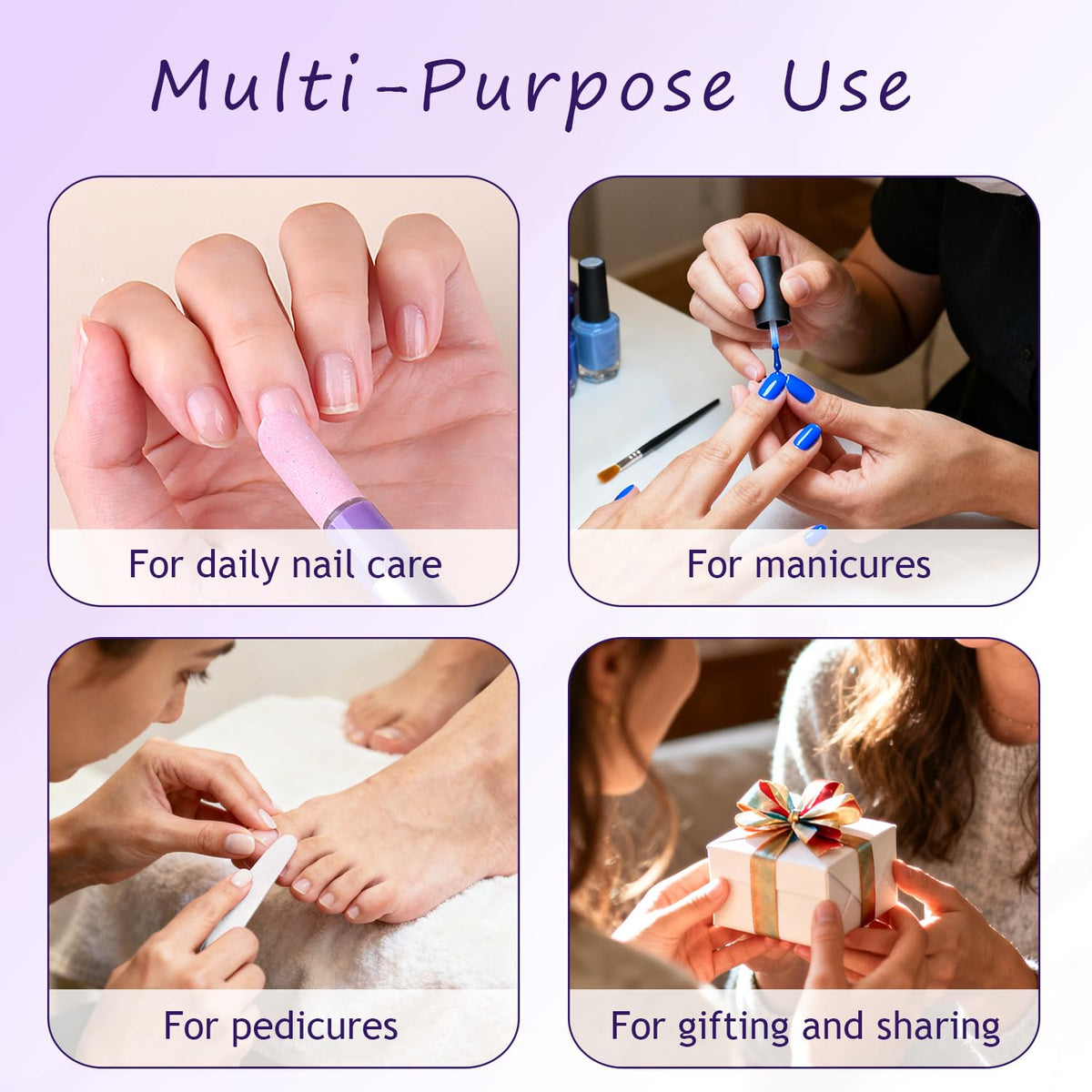 Travel-friendly cuticle care tool set in packaging