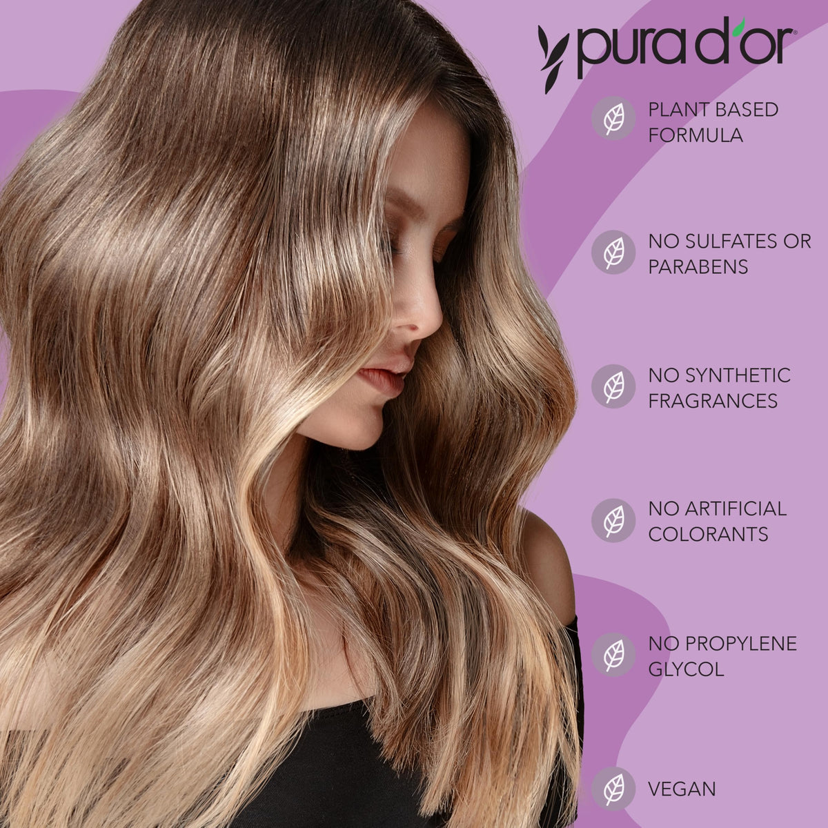 Pura D'Or hair care product for scalp detox and thickness