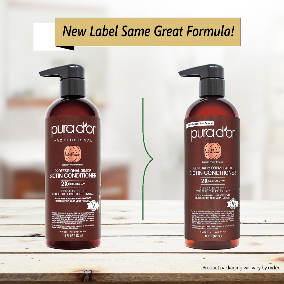 Authentic USA imported PURA D'OR aloe vera based daily moisturizing conditioner for men and women with fine hair