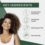 Texture close up of Cel Microstem hair care products highlighting sulfate free natural formula