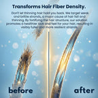 Sulfate free biotin conditioner showing natural castor oil and rosemary ingredients for thinning hair