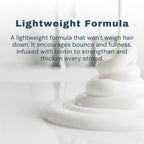 Premium imported USA biotin b complex conditioner bottle with pump dispenser overview
