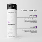 Zenagen hair care products for women flat lay