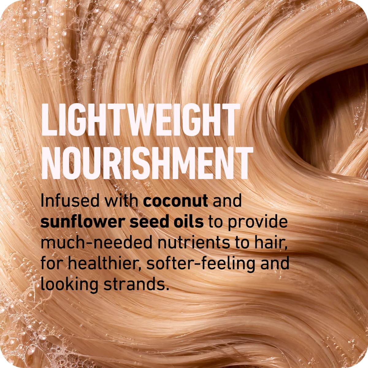 Side view of the 8 ounce Boldify hair volumizing conditioner bottle