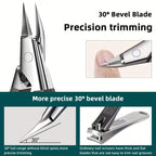 Ergonomic long handle of the thick toenail trimmer showing the soft non slip grip texture for senior care.