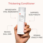 IRestore Biotin Hair Conditioner application on hair