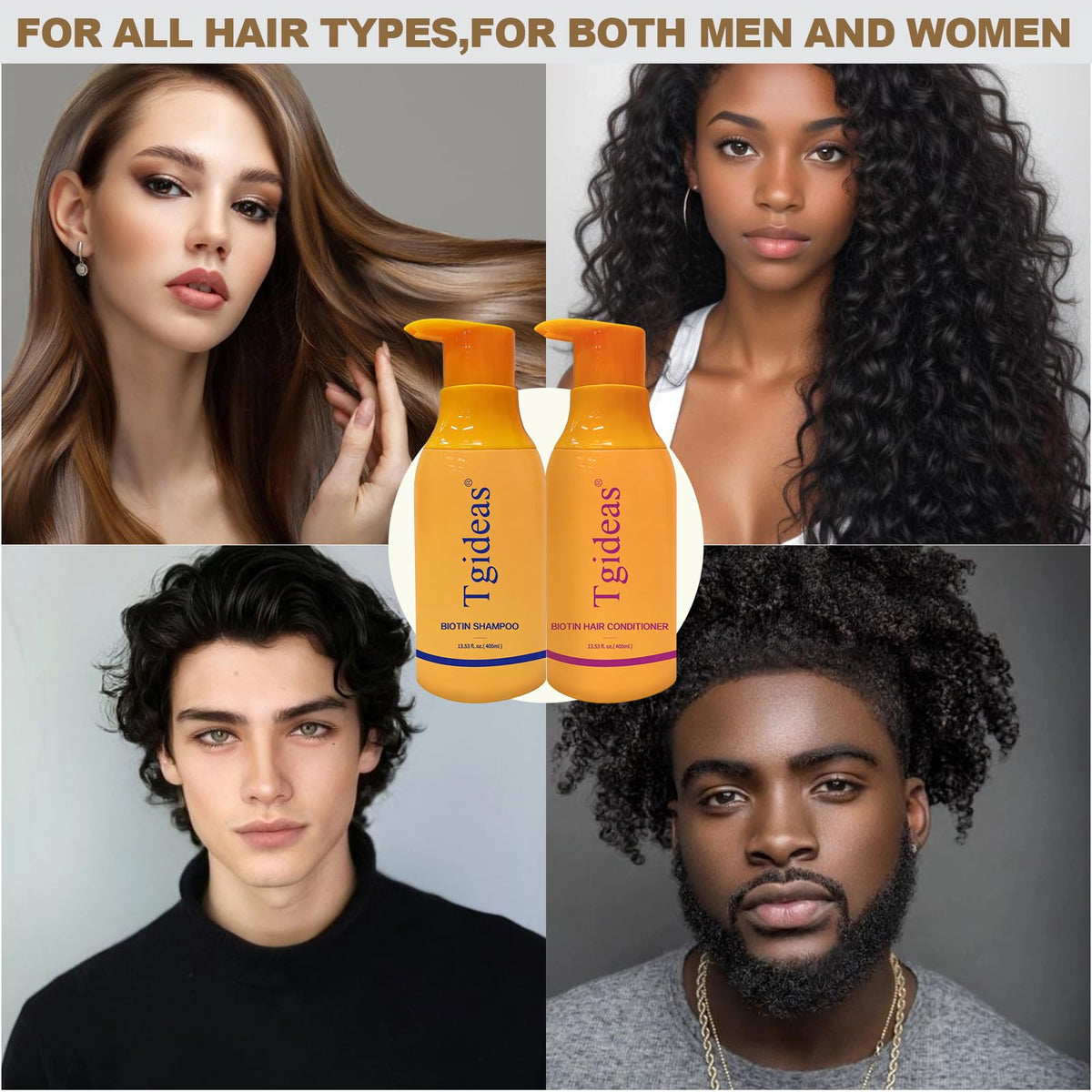 Brand new Tgideas hair care set for hair loss prevention