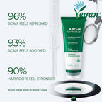 Authentic Labo H hair growth conditioner label details