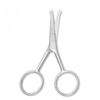 Yutoner stainless steel cuticle and pedicure beauty shears with large finger loops