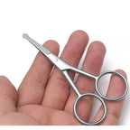 Yutoner silver four inch multi purpose personal grooming scissors matte finish