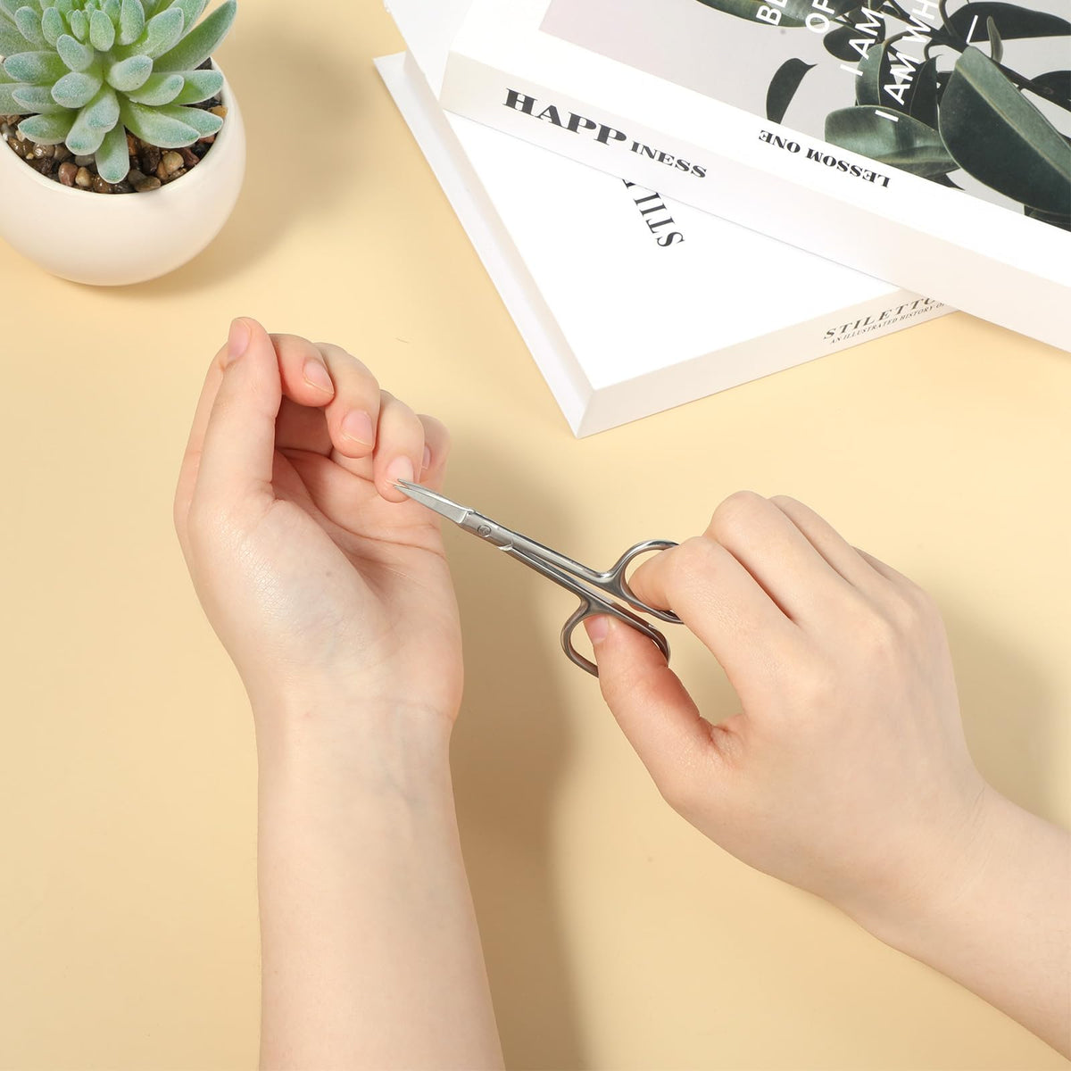 JARVISTAR dual grooming scissors arrangement illustrating the identical premium build of both personal care tools.