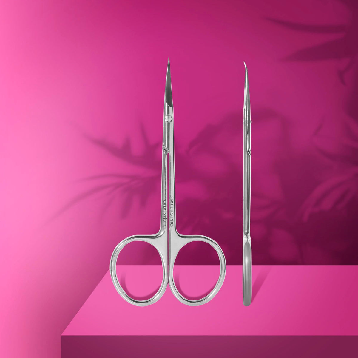 Full product view of the Staleks Expert Series professional salon grade cuticle trimmer tool.