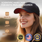Wireless laser hair therapy hat for home use
