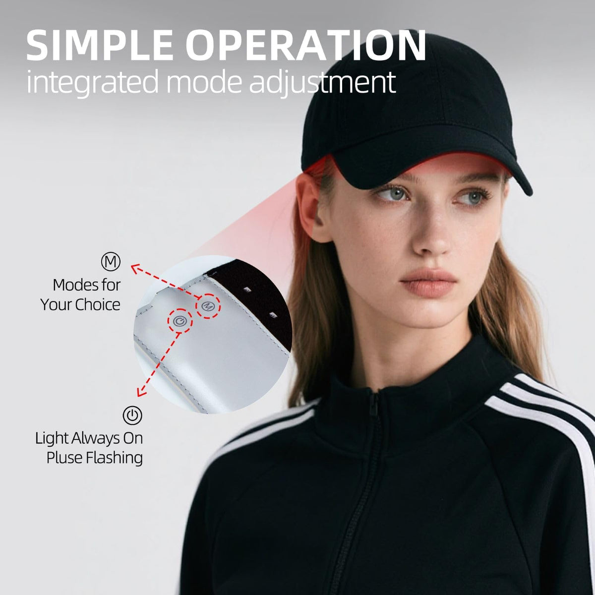 Hairo cordless laser cap for travel hair care
