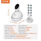 Close up of Vevor kneading nodes and silicone heads