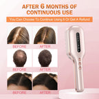 Handheld laser hair growth comb for scalp massage