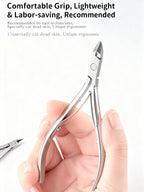 High-quality generic personal care tool demonstrating safe dead skin trimming angles.
