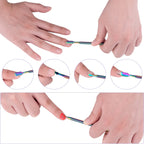 Close up of surgical grade cuticle nipper jaw
