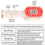 Close up of Protouch laser therapy comb massage points.
