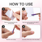 Panthra cuticle remover kit with ten included sandpapers