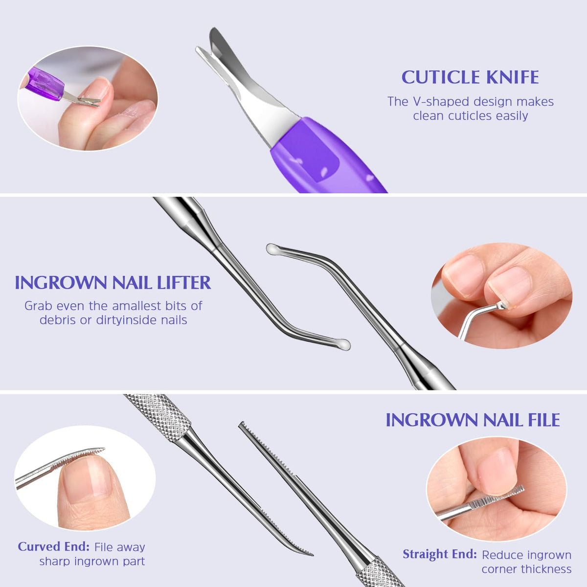 Cuticle oil pen included in the 6 piece nail care set