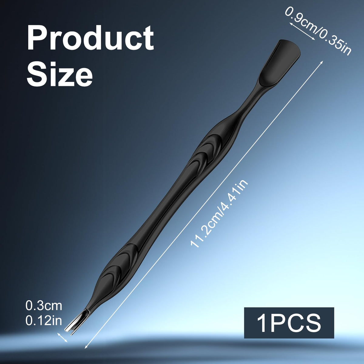 Ergonomic contoured handle of Nippes Solingen nail tool