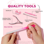 Close up of Modelones cuticle remover cream bottle