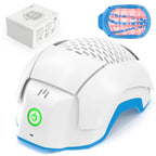Theradome laser helmet side profile showing ergonomic design