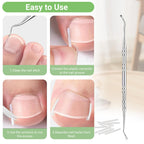 Detailed layout of the twenty pads and five I-shaped adhesive corrector patches showing the flexible texture