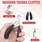 Ingrown toenail corrector tool and patches