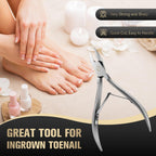 High quality stainless steel finish of Feryes pedicure clipper